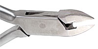 Pin & Ligature Cutter - Small - 15 Angled - OrthoPli - Click Image to Close