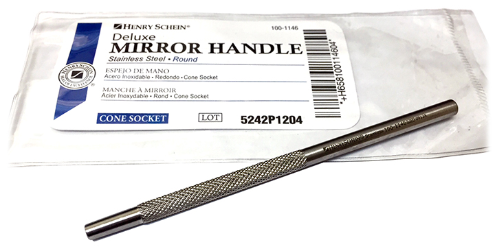 Deluxe Mirror Handle - Round - Click Image to Close
