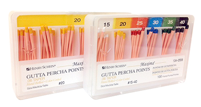 Maxima - Tapered Gutta Percha Points - 100 per Box - Click Image to Close