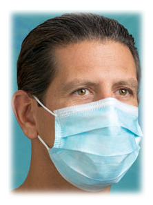 Earloop - Level 1 Procedure Masks - 3-Ply - Click Image to Close