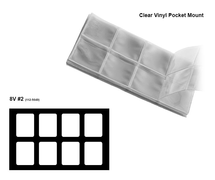 #2 - X-Ray Pocket Mount - Clear Vinyl - XP8V - Click Image to Close