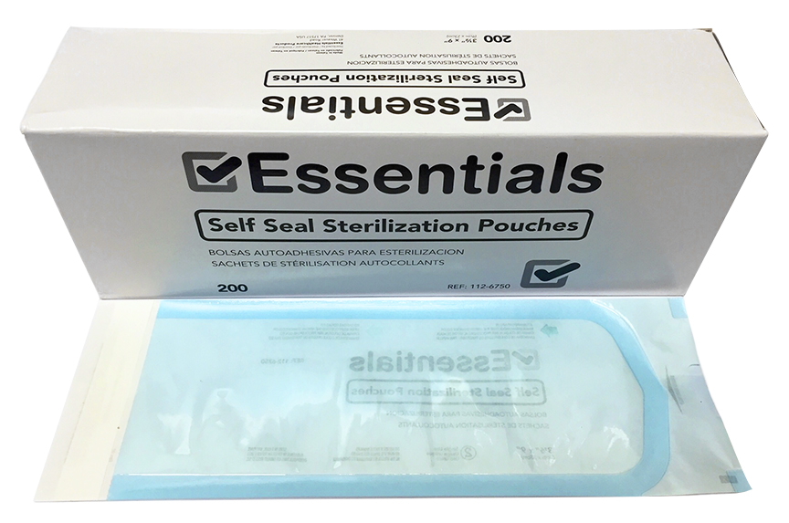Self Seal Sterilization Pouches - 3.5"x9"