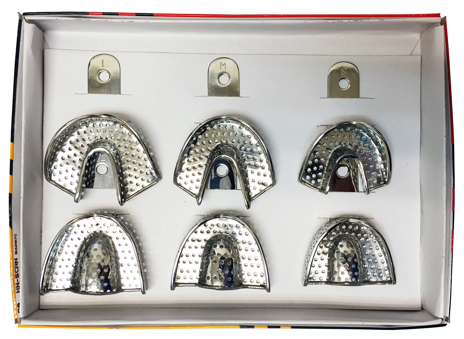 Impression Trays - Perforated - Stainless Steel - Pediatric Dentistry