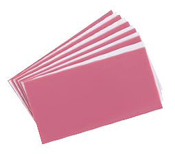 Beauty Pink - Orthodontic Wax - Sheets - Medium - Click Image to Close