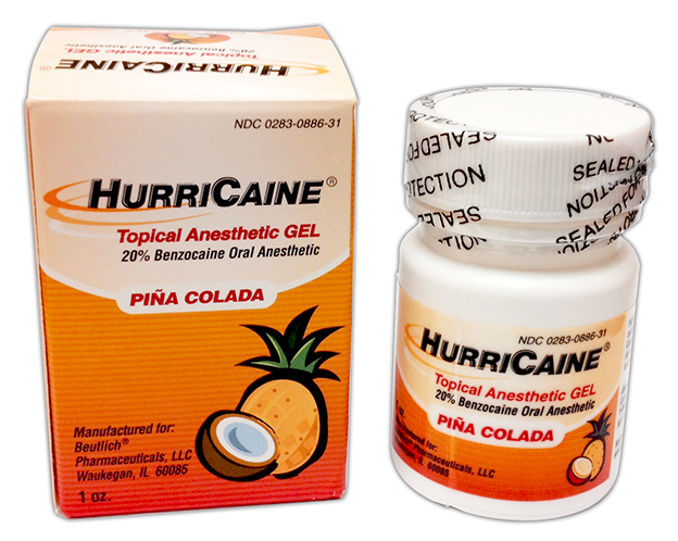 HurriCaine - Topical Anesthetic Gel - 20% Benzocaine - Click Image to Close