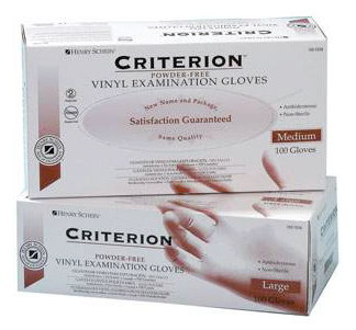 Criterion - Vinyl Examination Gloves - Clear - Click Image to Close