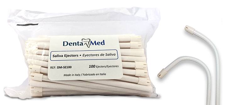 Saliva Ejectors - White with White Tip - Click Image to Close