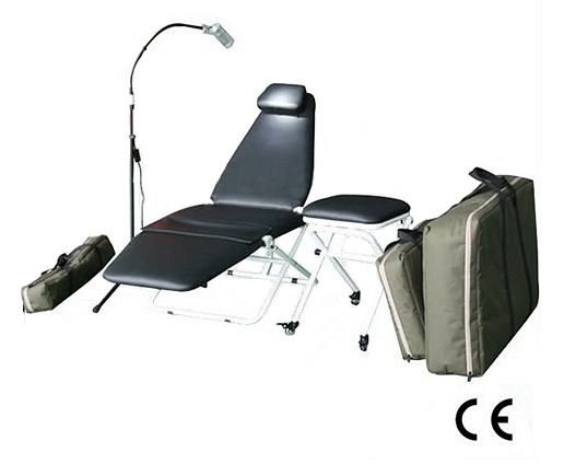Portable Dental Chair with Lamp and Stool - Click Image to Close