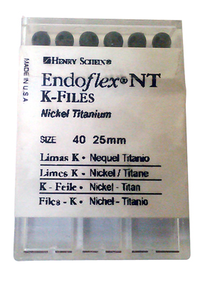 NiTi Files - Henry Schein - Endoflex NT - K-Files - 21mm - Click Image to Close