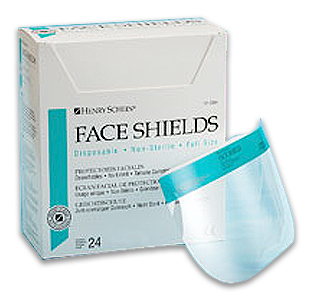 Disposable Face Shields - Long Standard - 13"x7.5" - Click Image to Close