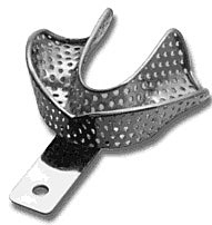 Impression Trays - Perforated - Stainless Steel - Regular Set - Click Image to Close