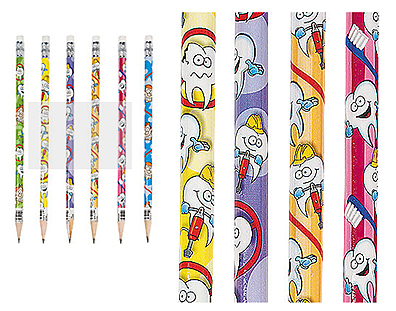 Pencils - Assorted Designs - Click Image to Close