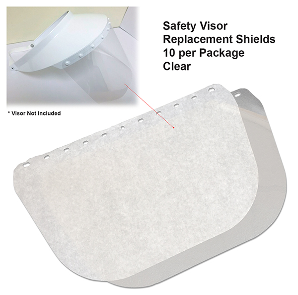 Safety Visor - Replacement Face-Shields - Click Image to Close