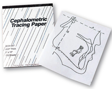 Cephalometric Acetate Tracing Paper - 100 per Box - Click Image to Close