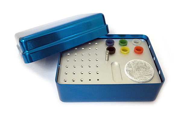 Endo File Holder - Aluminum Sterilization Box - Click Image to Close