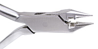 Light Wire Forming Plier w/ Cutter - 3 Grooves at Tip - OrthoPli