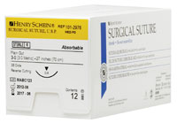 3-0 Surgical Suture - Plain Gut - C-6 - 27" - Absorbable - Click Image to Close