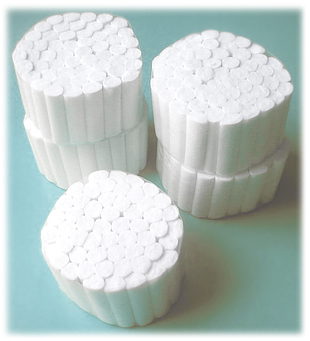 Absorbent Dental Cotton Rolls - #2 - Non Sterile