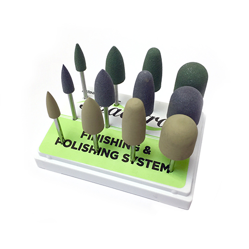 Maestro - Silicone Acrylic Polishing Kit - 12 Pieces