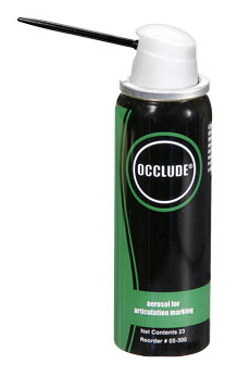 Occlude - Aerosol Articulation Powder - Green - 23 Gm. Can