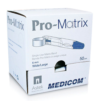 Medicom - Pro-Matrix - Portamatriz de Un Solo Uso - Ancho