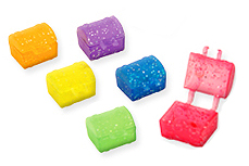Cofrecitos Brillantes de Colores para Guardar Dientes