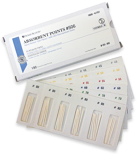 Absorbent Points Sterile - ISO Sizes - Style #506 - Click Image to Close