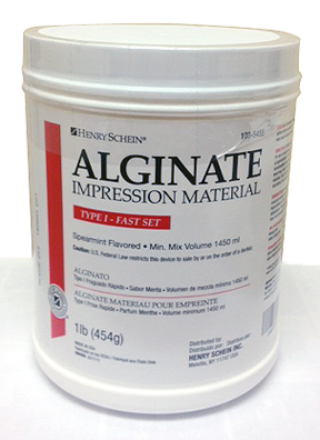 Alginate - Impression Material - Type I - Fast Set - 1Lb. - Click Image to Close