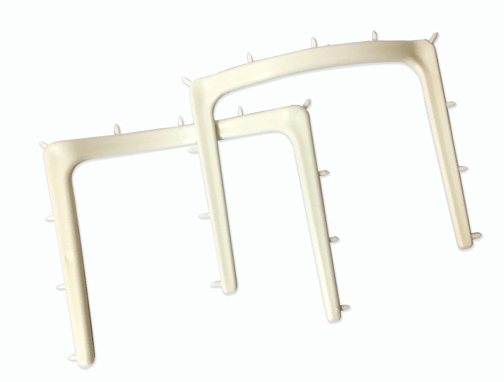 Arco de Young para Dique de Goma - Plastico Blanco - 5"x5"