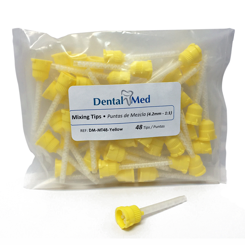 High Performance Mixing Tips - Large - Yellow - 4.2mm - 1:1