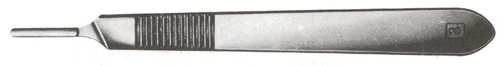 Surgical Scalpel Handle #3 - Straight - Flat