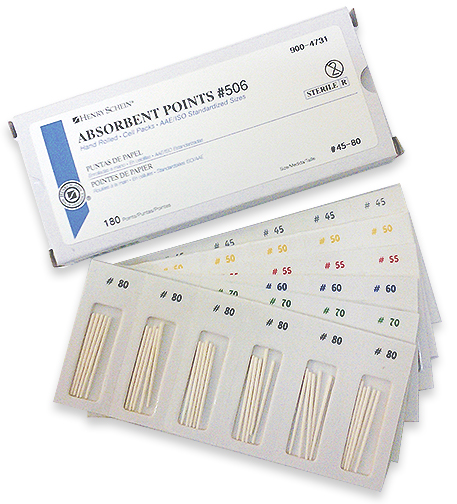 (image for) Absorbent Points Sterile - ISO SIzes - Style #506