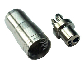 (image for) Nut and Metal Connector - 3-Hole
