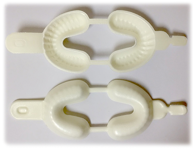 (image for) Fluoride Tray - Dual Arch - White - Medium
