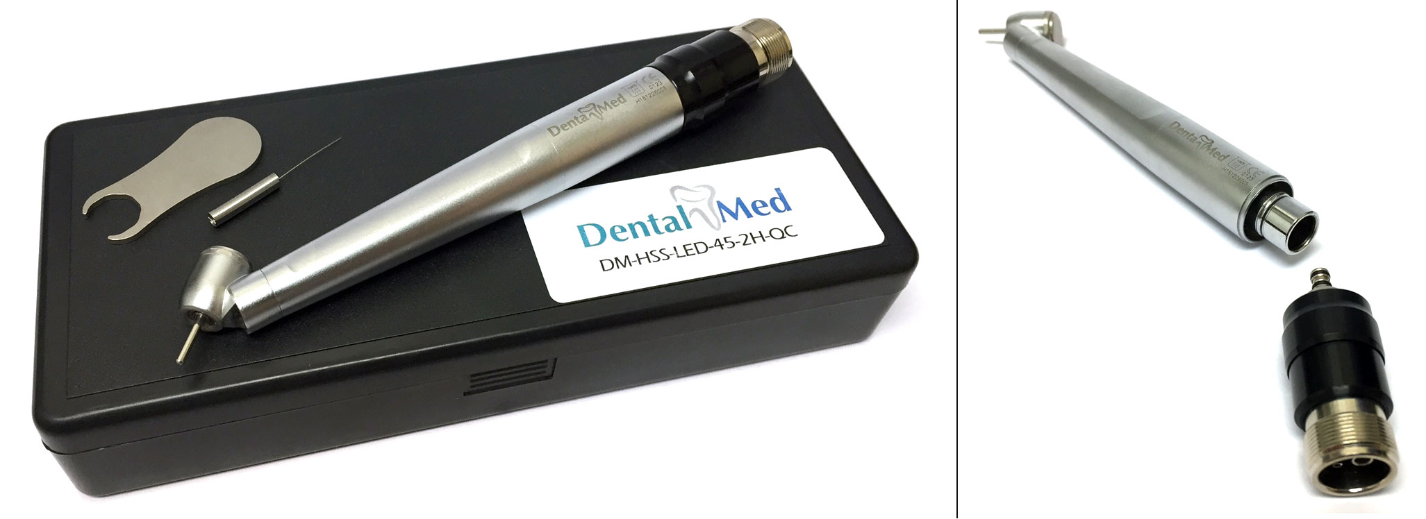 (image for) DentalMed - Surgic. Handpiece - LED - 45 - 2 H - Quick Coupling