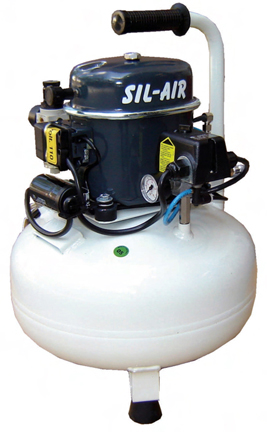 SilAir 50-24 - Oil Lubricated Silent Compressor (image for) SilAir 50-24 - Oil Lubricated Silent Compressor