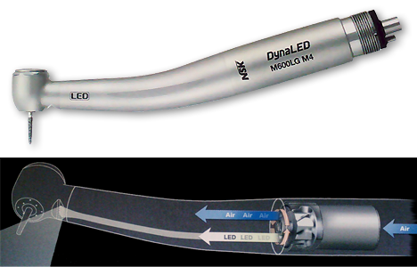 DynaLED - Handpiece with LED Self-Generator (image for) DynaLED - Handpiece with LED Self-Generator